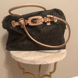 Michael Kors signature small duffle tote